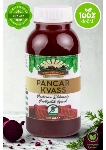 Pancar Kvass (300 Ml.) Kırmızı Pancar Suyu