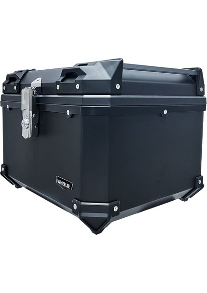 XT577-B 55 Litre Motosiklet Arka Çanta Siyah Su Geçirmez ABS Top Case Bagaj Üniversal fiyatları