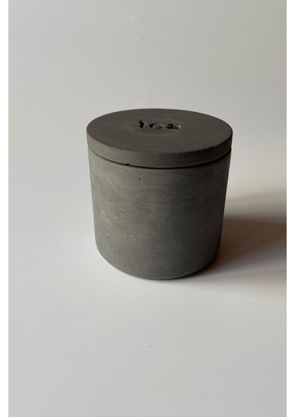 Kapaklı Antrasit Beton Çay Kutusu, Şık ve Kullanışlı Tasarım modelleri