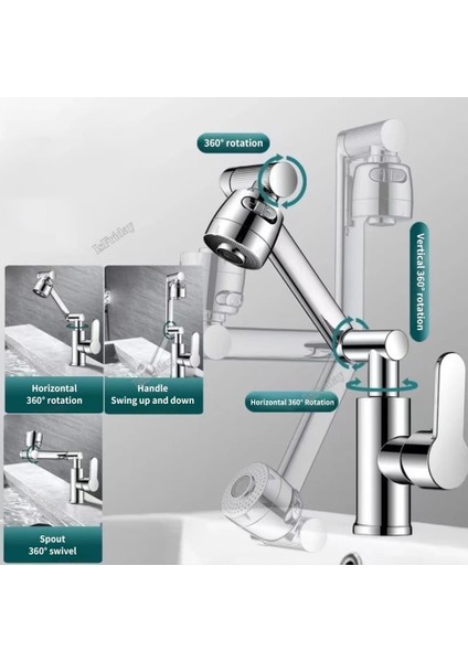 Akrobatik 360 Derece Dönen Kuğu Lavabo Borusu modelleri