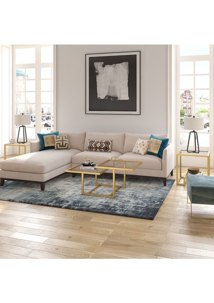 Chic Gold Metal Cam Orta Sehpa fiyatları