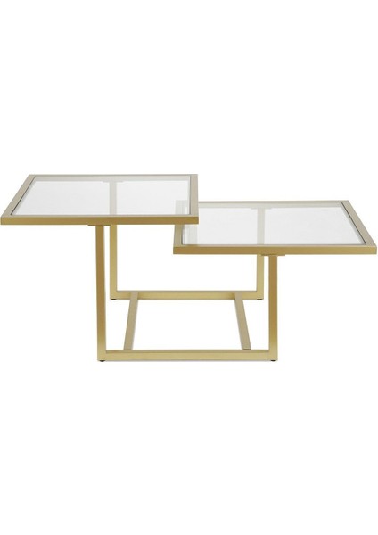 Chic Gold Metal Cam Orta Sehpa indirimleri