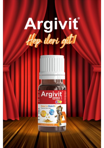 Ostosse3 Kids Omega 3 ve Vitamin D3 Içeren Takviye Edici Gıda 10 ml
