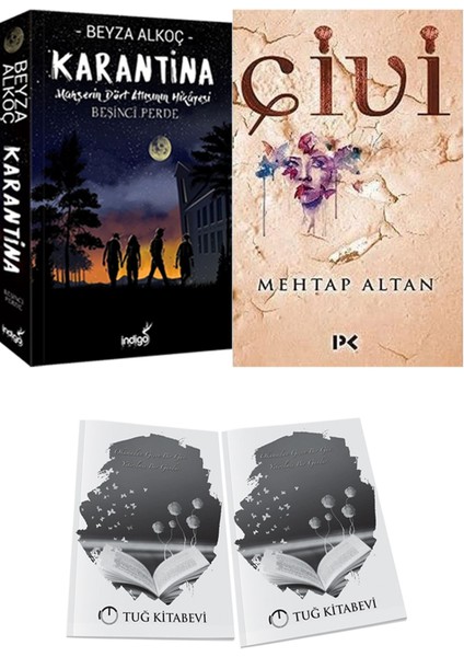 Çivi ve Karantina 5 Beyza Alkoç 2li Set + Hediyeli