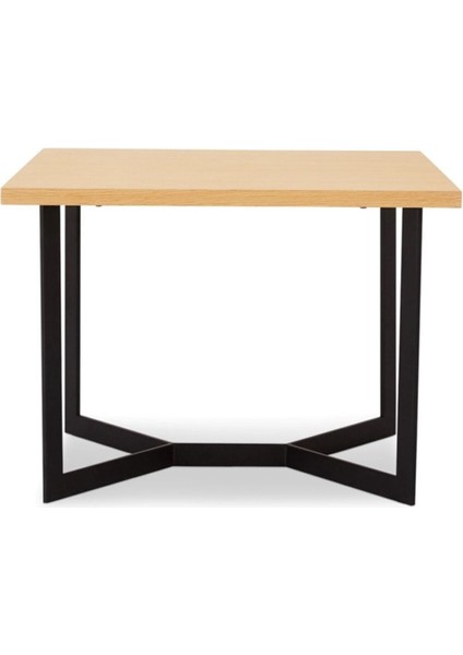 Blou Siyah Metal Ahşap Orta Sehpa fiyatları