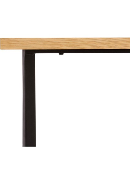 Blou Siyah Metal Ahşap Orta Sehpa modelleri