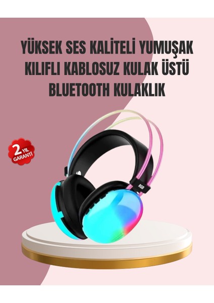 Düşük Gecikmeli Bluetooth 5.3 Gaming Kulaklık - Rgb Işıklı