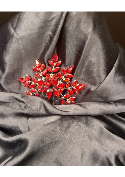 Abiye Taşlı Büyük Swarovski Gelin Nişan Toka Gelin Tacı Yaprak Desenli Çicek modelleri