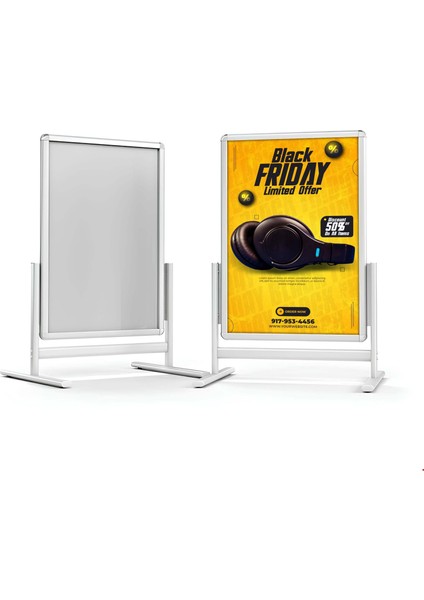 Alüminyum Kaldırım Reklam Poster Maki Pano fiyatları