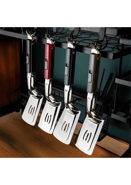 Paslanmaz Çelik Biftek Klips Gözleme Barbekü Spatula Klips Barbekü Maşa Kızartma Balık Spatula Klip Ekmek Ev Mutfak Alet, Bir (Yurt Dışından) fiyatları