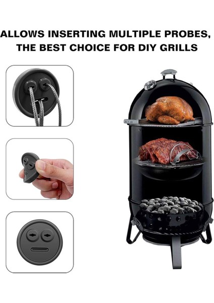 5 Paket Et Termometre Probu Weber 85037 Smokey Mountain Offers Değiştirme Aksesuarları (Yurt Dışından) fiyatları