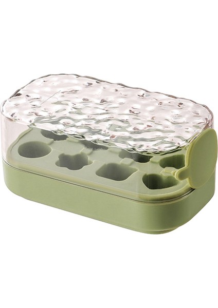 Buz Ice Cube Tepsisi 8 Buz Küp Tepsisi Kutu Itme Tipi Ice Cube Maker Kolay Demold Buz Tepsisi Kalıp Yaz Mutfak Gadgets C (Yurt Dışından)