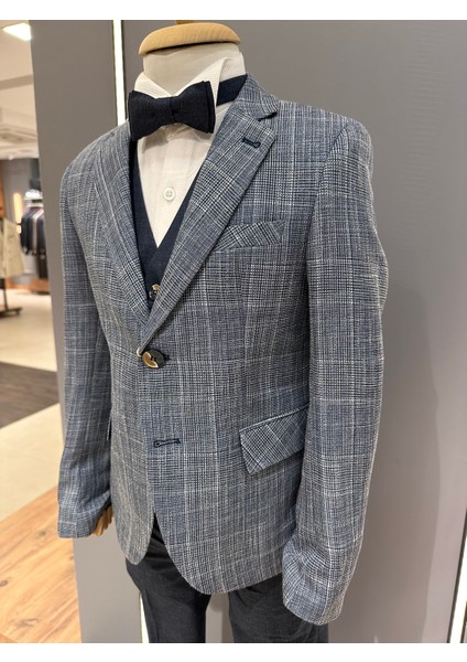 Erkek Çocuk Ekoseli Takım 2572-33 modelleri