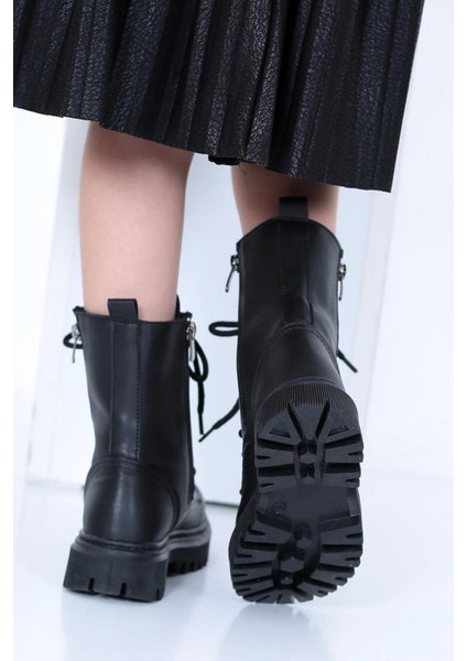 Kız Çocuk Yanı Fermuar Detaylı Bağcıklı ve Fermuarlı Bot fiyatları