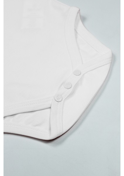 Bistyle Organik Natural Basic Style Yarım Kol Body BS17103 Beyaz modelleri