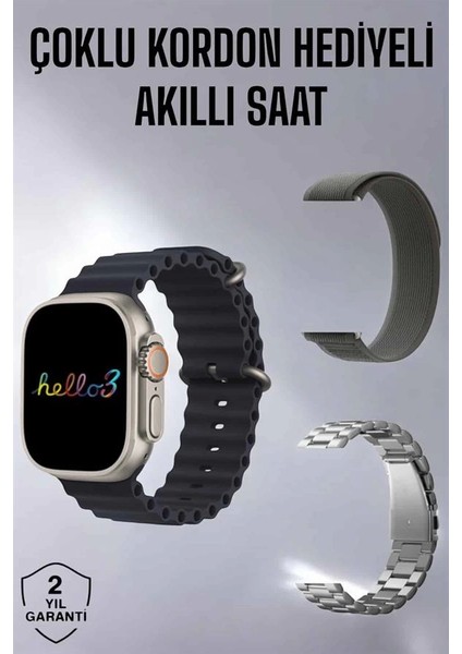 Akıllı Saat Yeni Nesil Bluetooth Bağlantılı Uyku Sağlık Takibi Gps ve Nfc Uyumlu fiyatları