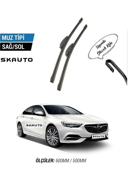 Opel Insignia Ön Cam Muz Silecek Takımı (2017-2022)