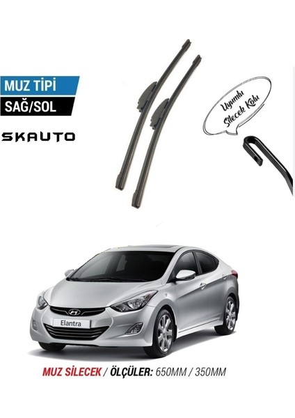 Hyundai Elantra Ön Cam Muz Silecek Takımı (2011-2014)