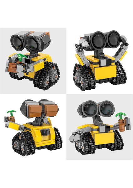 United Creative Assembly Dıy Oyuncak Bulmaca Yapı Taşları Wall-E Robot Boyut: 7,5*7,5*6,5 cm (Yurt Dışından) modelleri