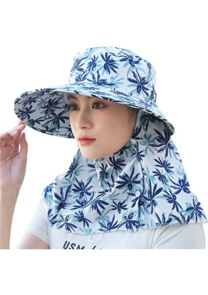 Yeni Sıcak Satış Çay Toplama Güneş Şapkası Çiftlik Işi Şal Şapka Seyahat Güneş Şapkası Kadınlar Için Yazlık Açık Hava Güneş Şapkası [iki Set] (Yurt Dışından)