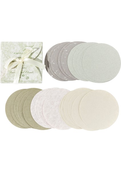 Yuvarlak Not Basit El Defteri Dekoratif Malzeme Not (Yurt Dışından)