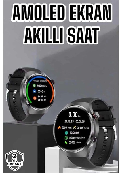 Akıllı Saat Bluetooth Bağlantılı Amoled Ekran Uyku ve Sağlık Takibi fiyatları