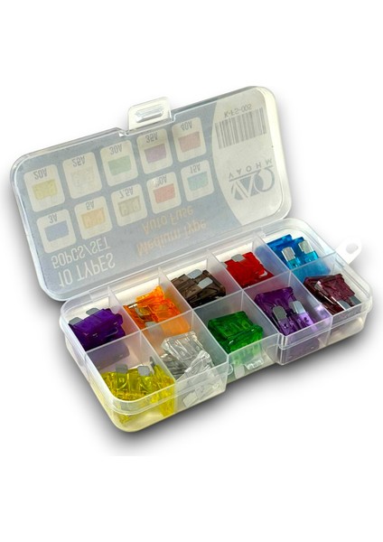 Araba Sigorta Seti 10 Çeşit 50 Parça Medium Tip fiyatları