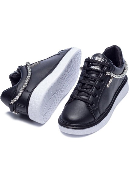 Kadın Günlük Arkadan Su Yolu Taşlı Ortopedik Kaymaz Kırılmaz Taban Konforlu Ortopedik Sneakers Yürüy fırsatları