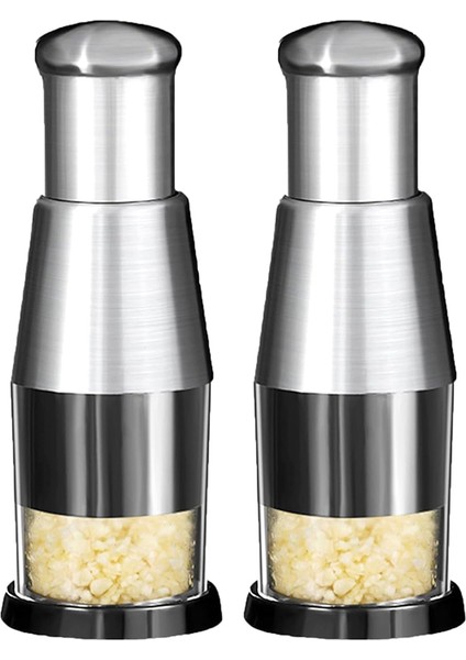 2pcs Manuel Preslenmiş Kıyıcı Manuel Preslenmiş Kıyıcı Kılavuzu Preslenmiş Sarımsak Kıyıcı Mini Manuel Preslenmiş Helikopter (Yurt Dışından)