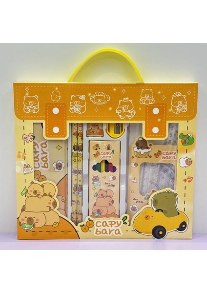 Karikatür Yaratıcı Altı Parçalı Kırtasiye Seti (Yurt Dışından)