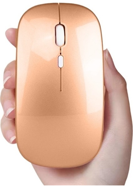 Apple Çift Modlu Bluetooth Fare Sessiz Kablosuz Şarjlı Cep Telefonu Tablet 2.4g Için Uygun Yeni Model (Yurt Dışından)