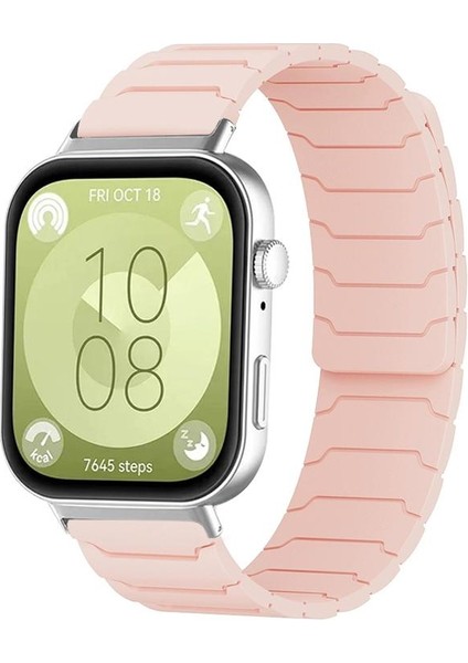 Huawei Watch Fit4 / Fit4 Pro / Fit3 Için Silikon Saat Kayışı (Yurt Dışından)