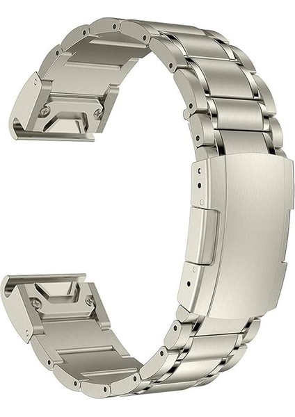 Garmin 22MM Için Beş Boncuklu Metal Hızlı Çıkarılabilir Kayış (Yurt Dışından)