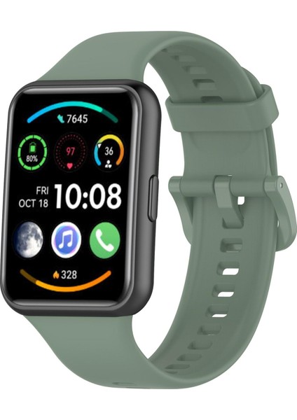 Huawei Watch Fit 2 Için Renkli Silikon Kayış (Yurt Dışından)