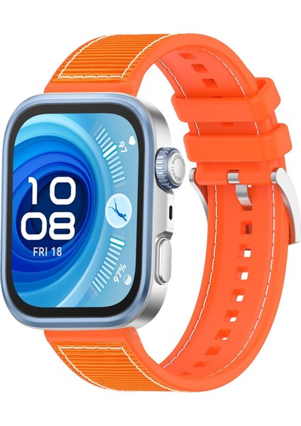 Huawei Watch Fit4 / Fit3 / Fit4 Pro 20MM Için Silikon Kayış (Yurt Dışından)