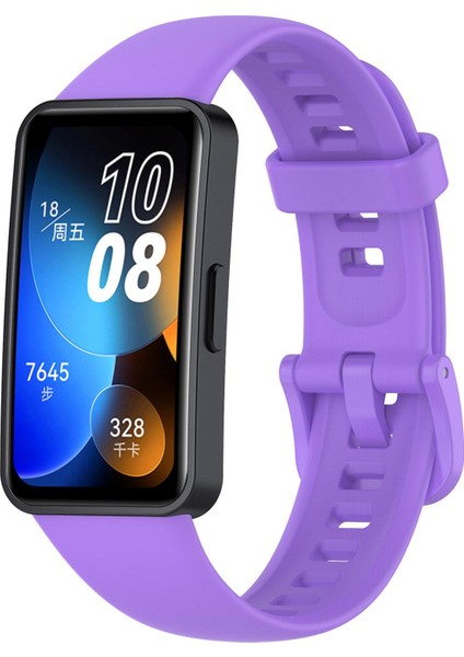 Huawei Band 10 / 9 / 8 İçin Silikon Saat Kayışı (Yurt Dışından)