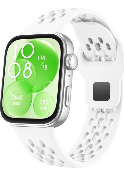 Huawei Watch Fit 4 Pro / Fit 4 / Fit 3 Için Silikon Kayış (Yurt Dışından)