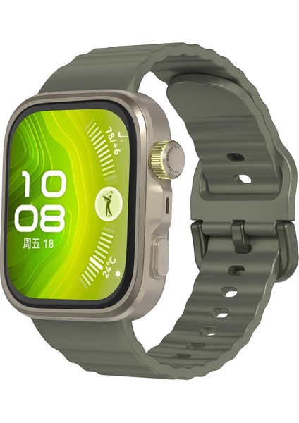 Huawei Watch Fit 4 Pro / Fit 4 / Fit 3 Için Silikon Kayış (Yurt Dışından)