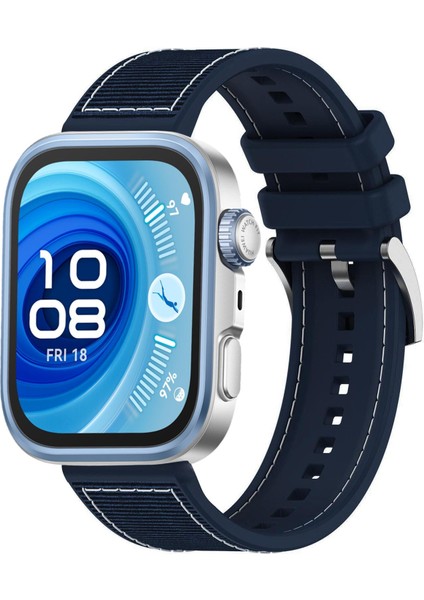 Huawei Watch Fit4 / Fit3 / Fit4 Pro 20MM Için Silikon Kayış (Yurt Dışından)