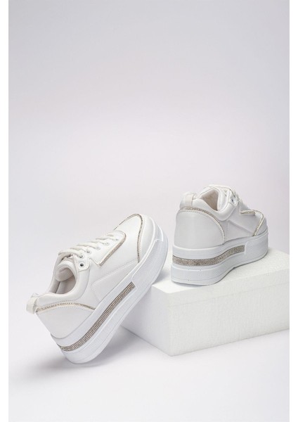 Kadın Günlük Yüksek Taşlı Taban Rahat Kalıp Yürüyüş ve Ortopedik Spor Ayakkabı fiyatları