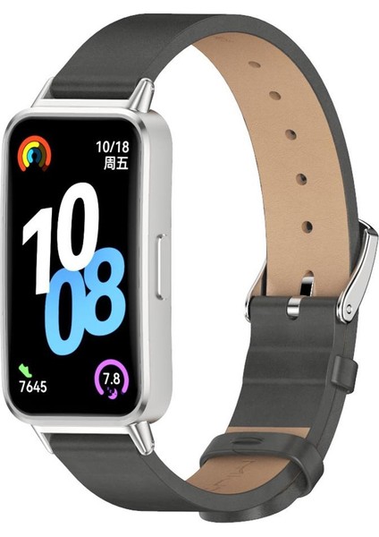 Huawei Band 10 / 9 / 8 Için Mikrofiber Deri Kayış (Yurt Dışından)
