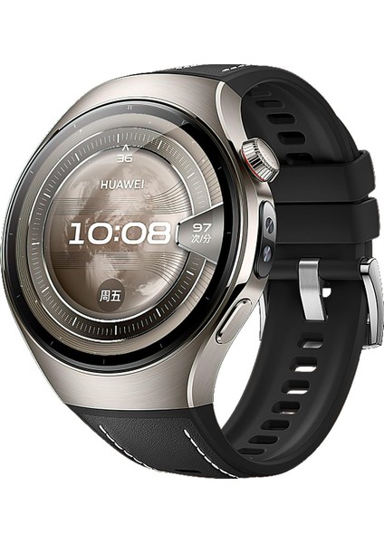 Huawei Watch 5 46MM Için Silikon Saat Kayışı (Yurt Dışından)