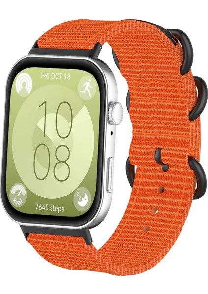 Huawei Watch Fit 4 Pro / Fit 4 / Fit 3 Için Naylon Saat Kayışı (Yurt Dışından)
