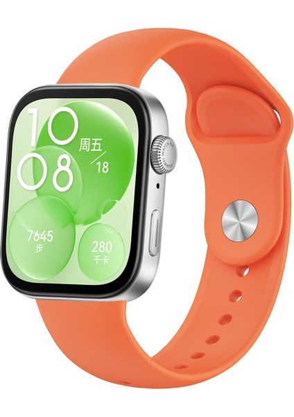 Huawei Watch Fit3 / Fit4 / Fit4 Pro Için Silikon Saat Kayışı (Yurt Dışından)