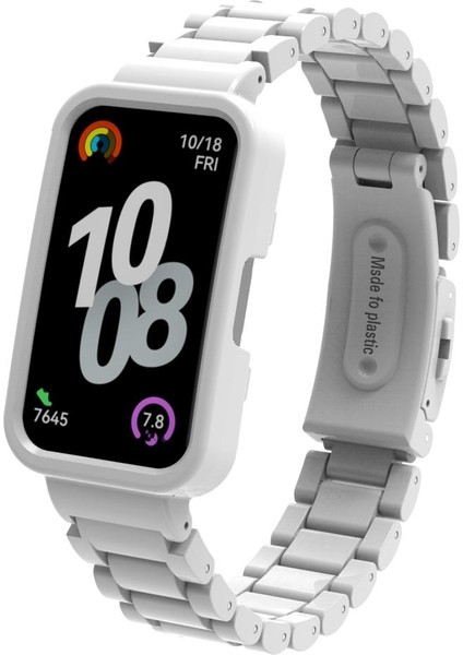 Huawei Band 8 / 9 / 10 Için Üç Boncuklu Plastik Kayış (Yurt Dışından)