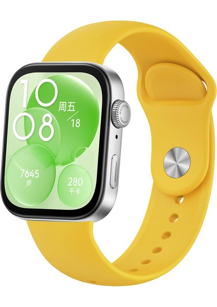 Huawei Watch Fit3 / Fit4 / Fit4 Pro Için Silikon Saat Kayışı (Yurt Dışından)