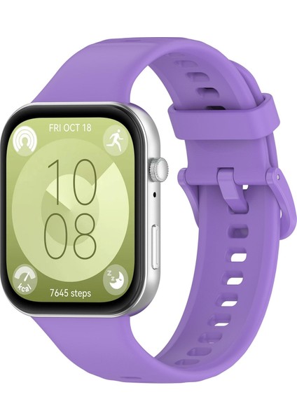 Huawei Watch Fit 4 Pro / 4 / 3 için Silikon Spor Kayışı (Yurt Dışından)