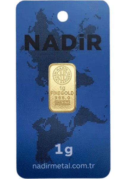 Nadirgold 1 gr Külçe Altın