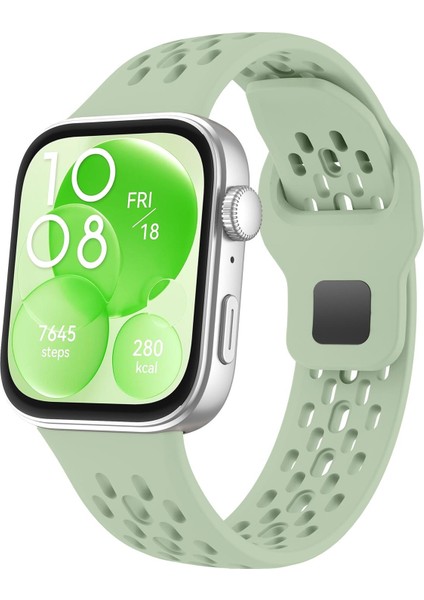 Huawei Watch Fit 4 Pro / Fit 4 / Fit 3 Için Silikon Kayış (Yurt Dışından)