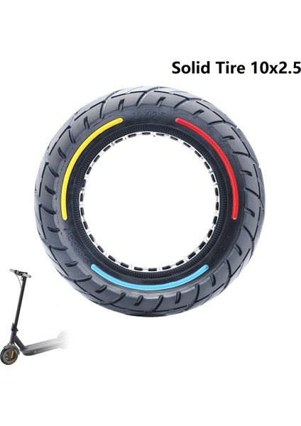 Segway Ninebot Max G30 G30P G30LP Gotrax G5 G6 Elektrikli Scooter Yedek Tekerlek Için 10 Inç 10X2.5 Katı Lastik (Yurt Dışından) indirimleri